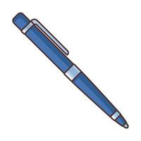 blue pencil supply vector