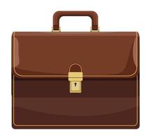 portfolio briefcase handle vector