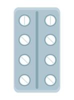 sello de pastillas de medicina vector