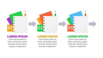 Workshop training infographic chart design template vector