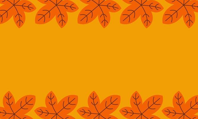 Thanksgiving Background Autumn Leaf with Copy Space