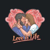 Sweat Romantic Couple Love Concept vector