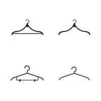 Hanger cloth icon flat design concept vector template