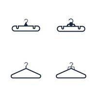 Hanger cloth icon flat design concept vector template