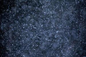 Filtro de efecto de textura de tormenta de nieve pesada aislado sobre fondo negro foto