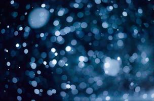 Abstract Blurry Snowflakes Bokeh Overlay Filter Effect photo