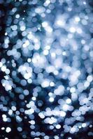 Abstract Blurry Snowflakes Bokeh Overlay Filter Effect photo