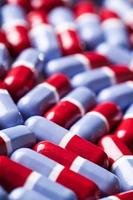 Red and blue tablets texture