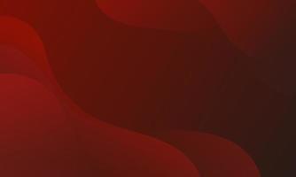 Abstract Red Fluid Wave Background vector