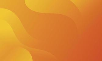 Abstract Orange Fluid Wave Background vector