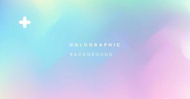 Abstract Blurred Holographic Background vector