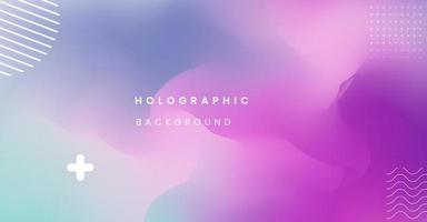 Abstract Blurred Holographic Background vector