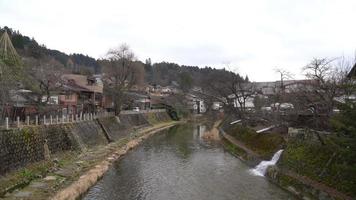 ciudad de takayama en japón. es un pequeño kyoto de japón video