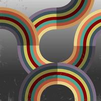 Abstract retro background vector