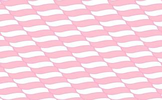 Pink and white diagonal twisted lines background. Sweet candy background vector