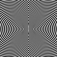 Wormhole Optical Illusion, Geometric black and white Abstract Hypnotic Double Worm Hole Tunnel, Abstract Twisted Vector Illusion 3D Optical Art background