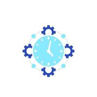 time management, productivity icon vector