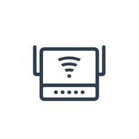 Router, modem icon vector