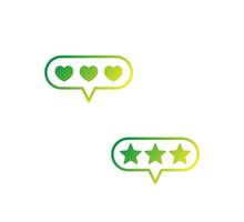 rating, likes, feedback vector icons on white