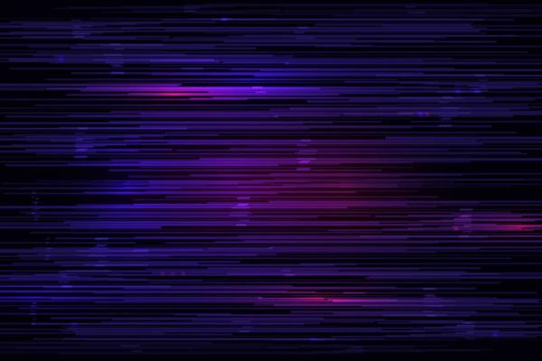 Abstract neon background with glitch effect