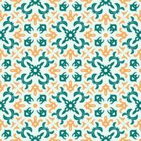 Three colors pattern ornament shape. Simple seamless abstract background vector