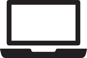 símbolo de icono de computadora portátil vector