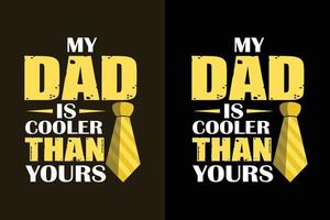 Best dad in the life father's day t shirt design quotes vector