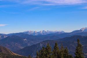 Summit of Kampenwand Mountain on a beautiful autumn day photo