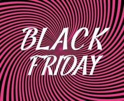 Black Friday Design Vector day 29 November Holiday advertising abstract Sale illustration with Black And Pink background