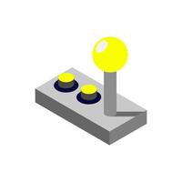 Game pad illustrated on a white background vector