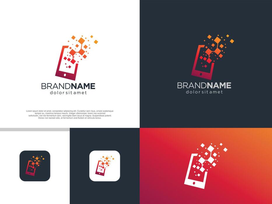 Mobile Phone Logo Vector Art, Icons, and Graphics for Free Download