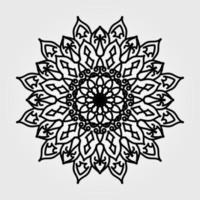 Circular pattern mandala art decoration elements vector