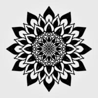 Vector round abstract circle. Mandala style.