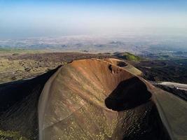 etna, paisaje volcánico foto