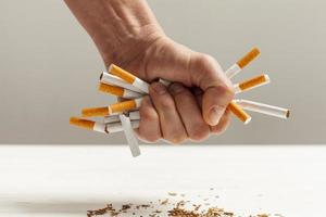 cigarettes smoking habbit photo
