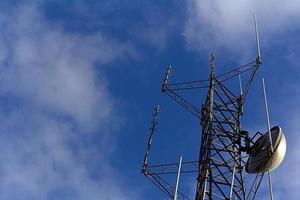 Antenna tower and sky photo