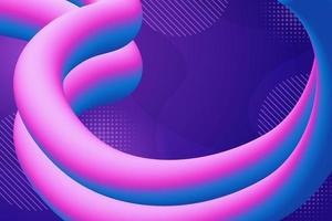 Abstract Wavy Fluid Background Smooth Gradient Blue Pink vector
