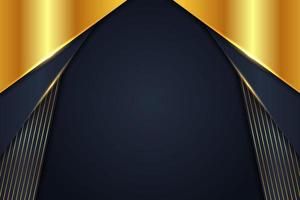 Luxury Background Realistic Diagonal Elegant Layer with Shiny Golden Effect vector