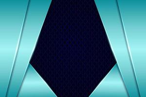 Modern Technology Background Premium Futuristic 3D Overlapped Diagonal Layer Shiny Light Blue Hexagon vector