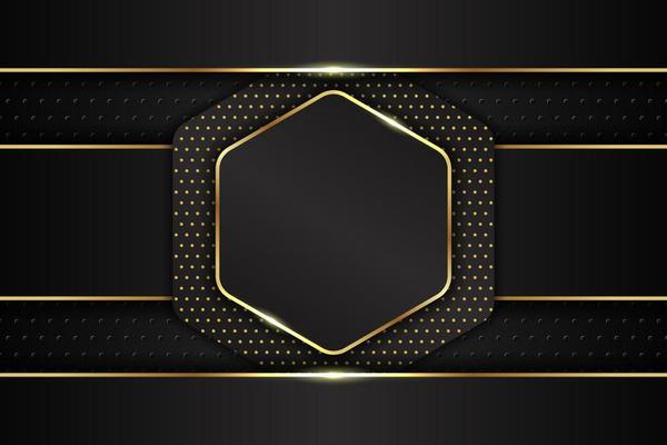Gold Hexagon Vector Art, Icons, and Graphics for Free Download