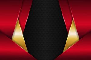 Luxury Background Diagonal Overlapped Layer Maroon with Elegant Golden vector