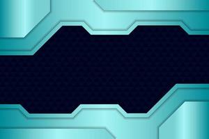 Modern Technology Background Premium Futuristic 3D Shiny Light Blue vector