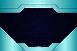 Modern Technology Background Premium Futuristic 3D Shiny Light Blue Hexagon vector