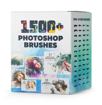 1500+ Photoshop Brushes Bundle