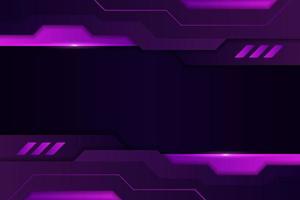 Modern E-Sport Gaming Background Glowing Purple Futuristic Premium Stream Technology vector