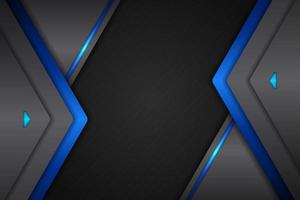Modern Background Realistic 3D Futuristic Technology Blue with Hexagon Metallic vector