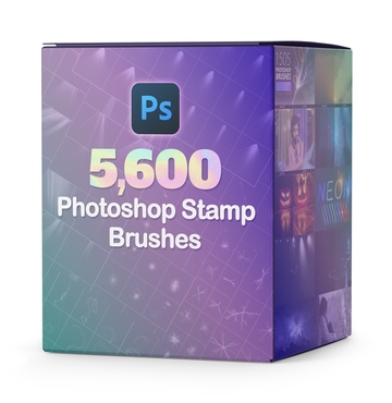 5600 Photoshop Stamp Brushes Bundle