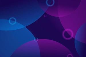 Abstract Background Geometric Colorful Circle Gradient Blue and Purple Premium Banner Vector