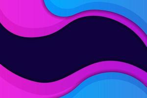 Abstract Background Geometric Colorful Dynamic Overlapped Fluid Gradient Blue and Purple Premium Banner Vector