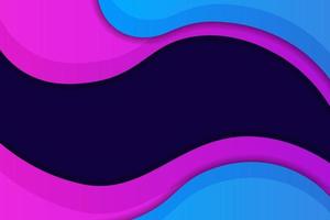 Abstract Background Geometric Colorful Dynamic Overlapped Fluid Gradient Blue and Purple Premium Banner Vector